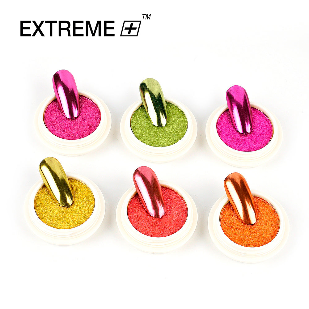 EXTREME+ Fluorescence Effect Chrome Powder Kit 6 colors