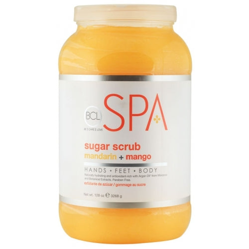 BCL Spa Sugar Scrub Mandarin & Mango 128 oz - Case of 4