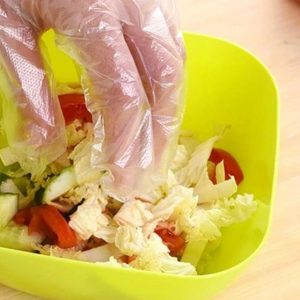 GreenBeauty Plastic Disposable Gloves - Box / 500 pcs