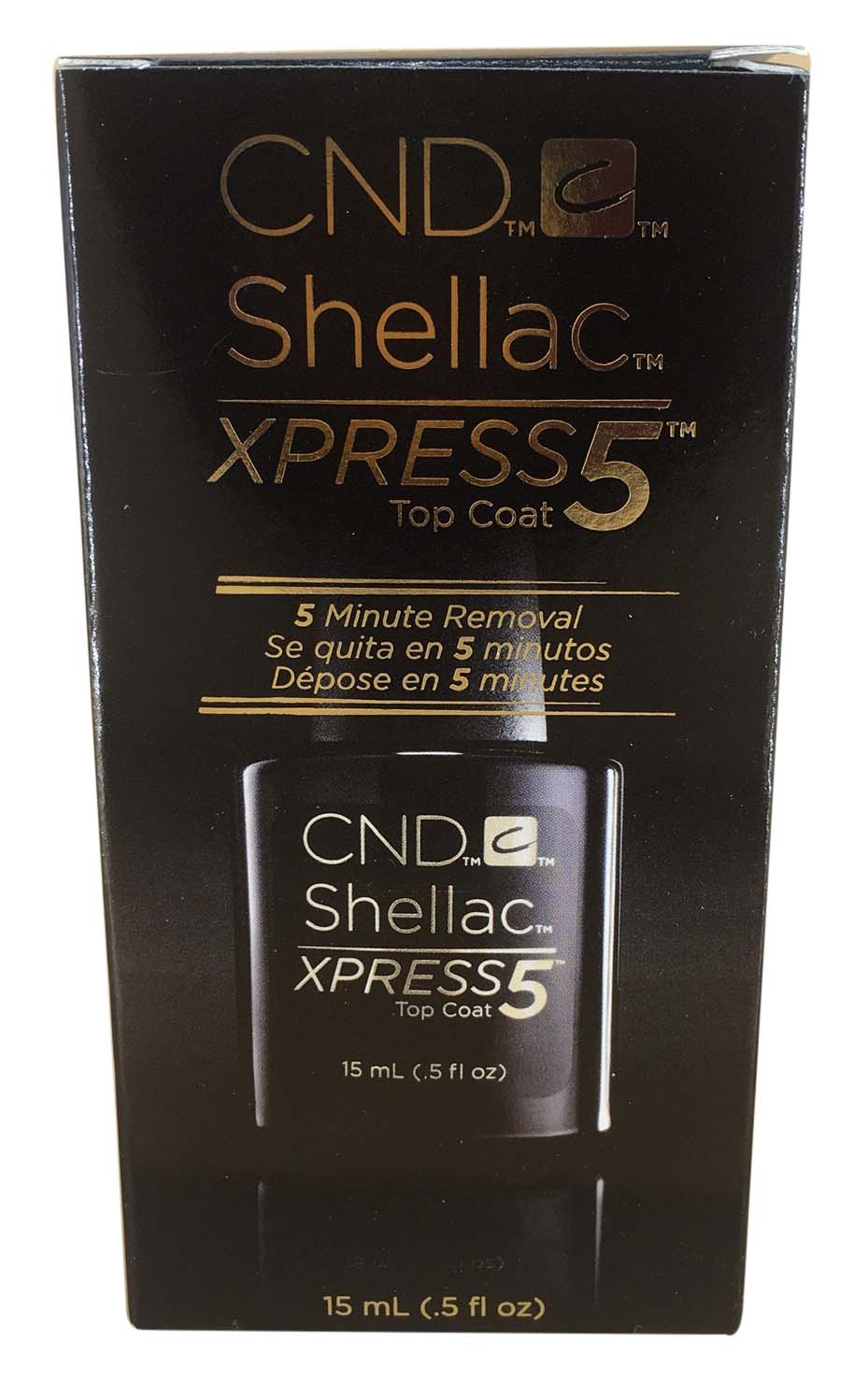 Gel phủ bóng CND Shellac (XPress 5 Top Coat) 0.5oz
