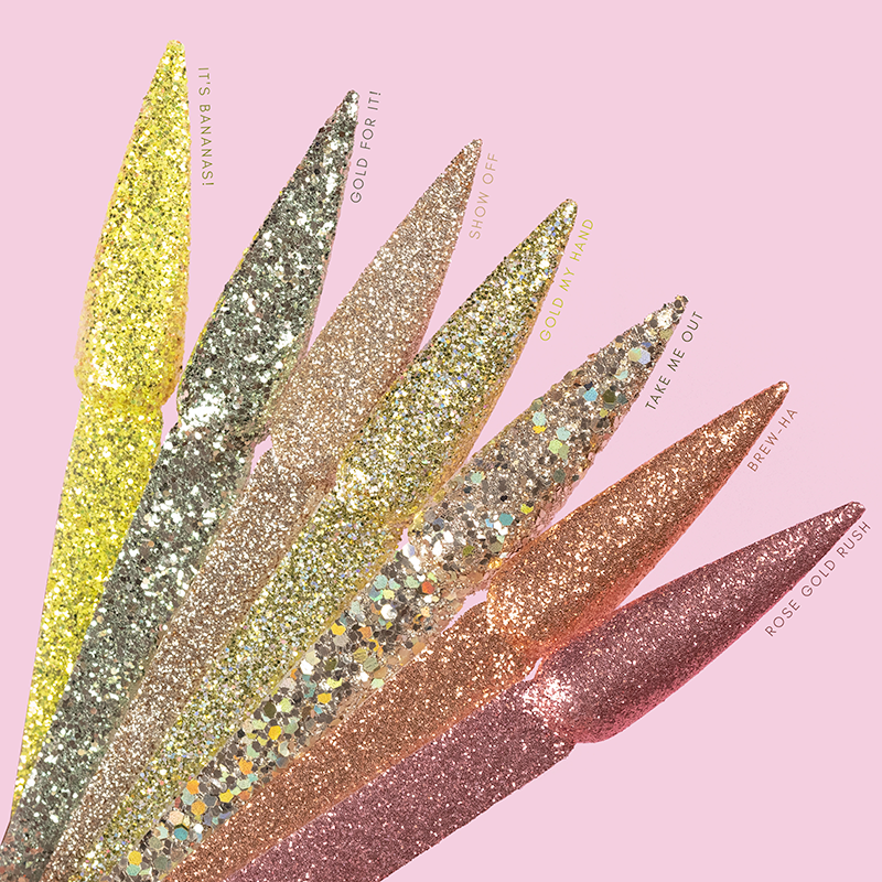 Kiara Sky Sprinkle On Glitter - SP285 - Gold for it!