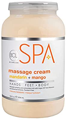 BCL Spa Massage Cream Mandarin & Mango (128 oz) - Case
