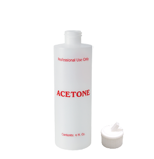 Empty Bottle 4 oz - Acetone