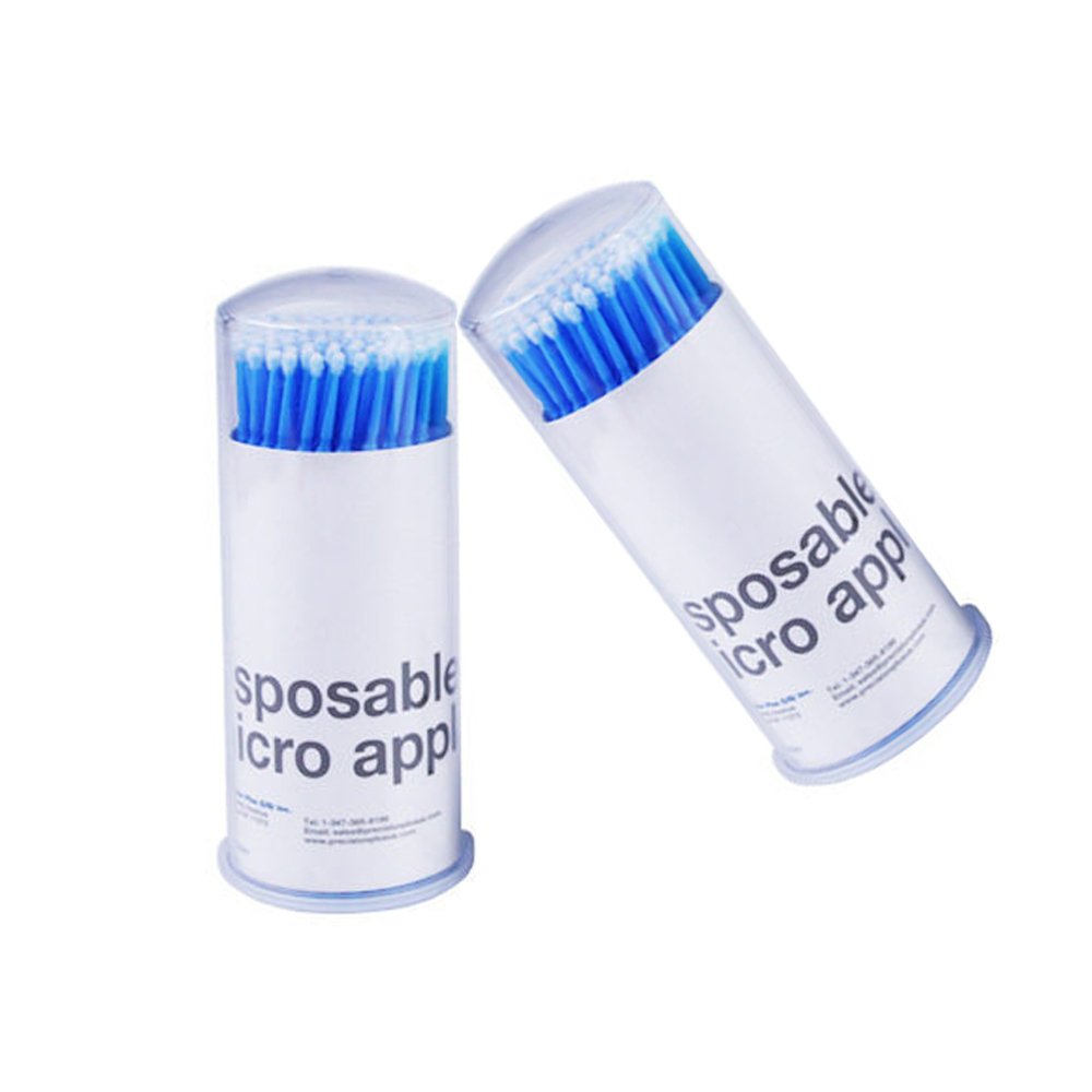 100 miếng Micro Applicator Brushes Lash Micro Swabs để nối mi, trang điểm