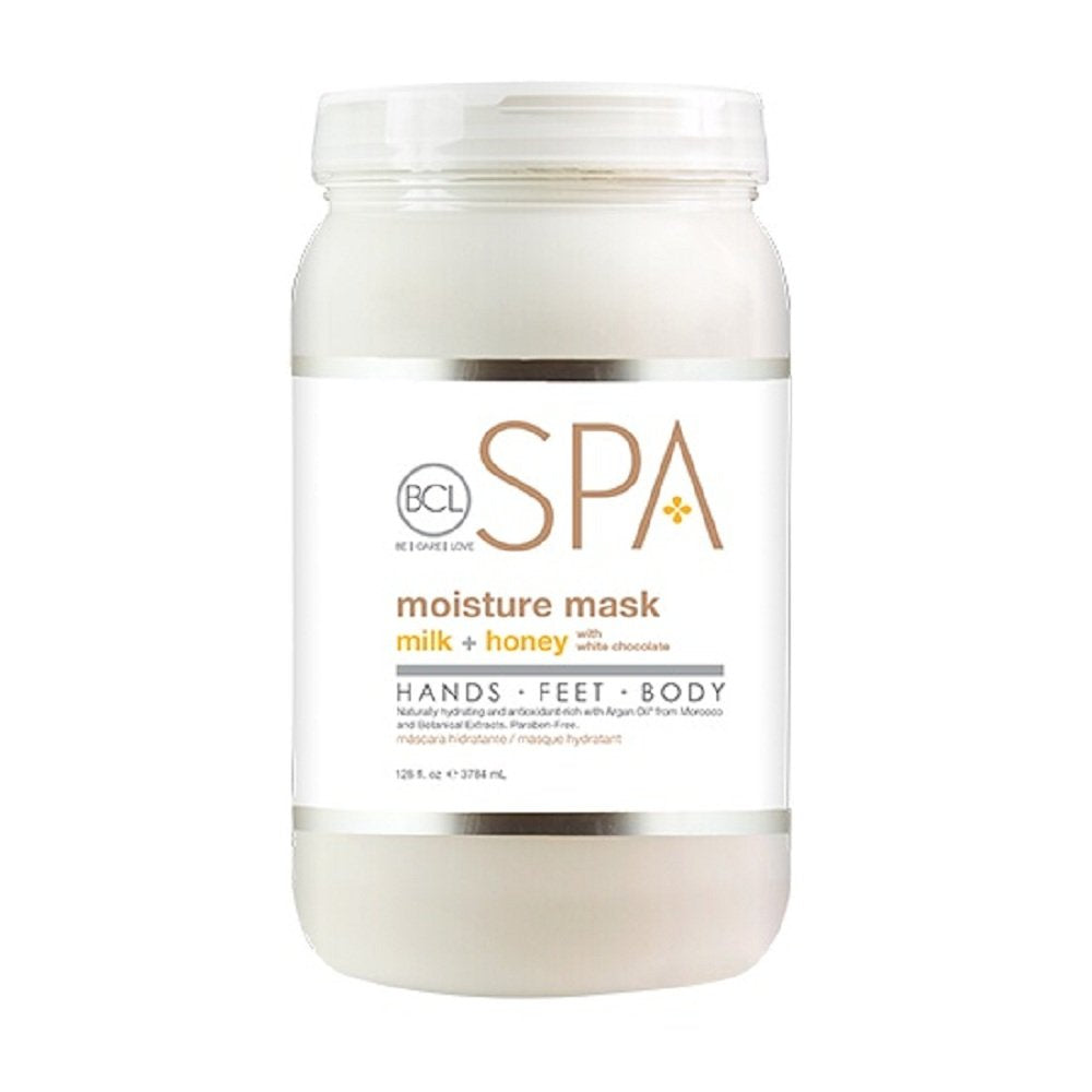 BCL Spa Moisture Mask Milk & Honey With White Chocolate (128 oz) - Gallon
