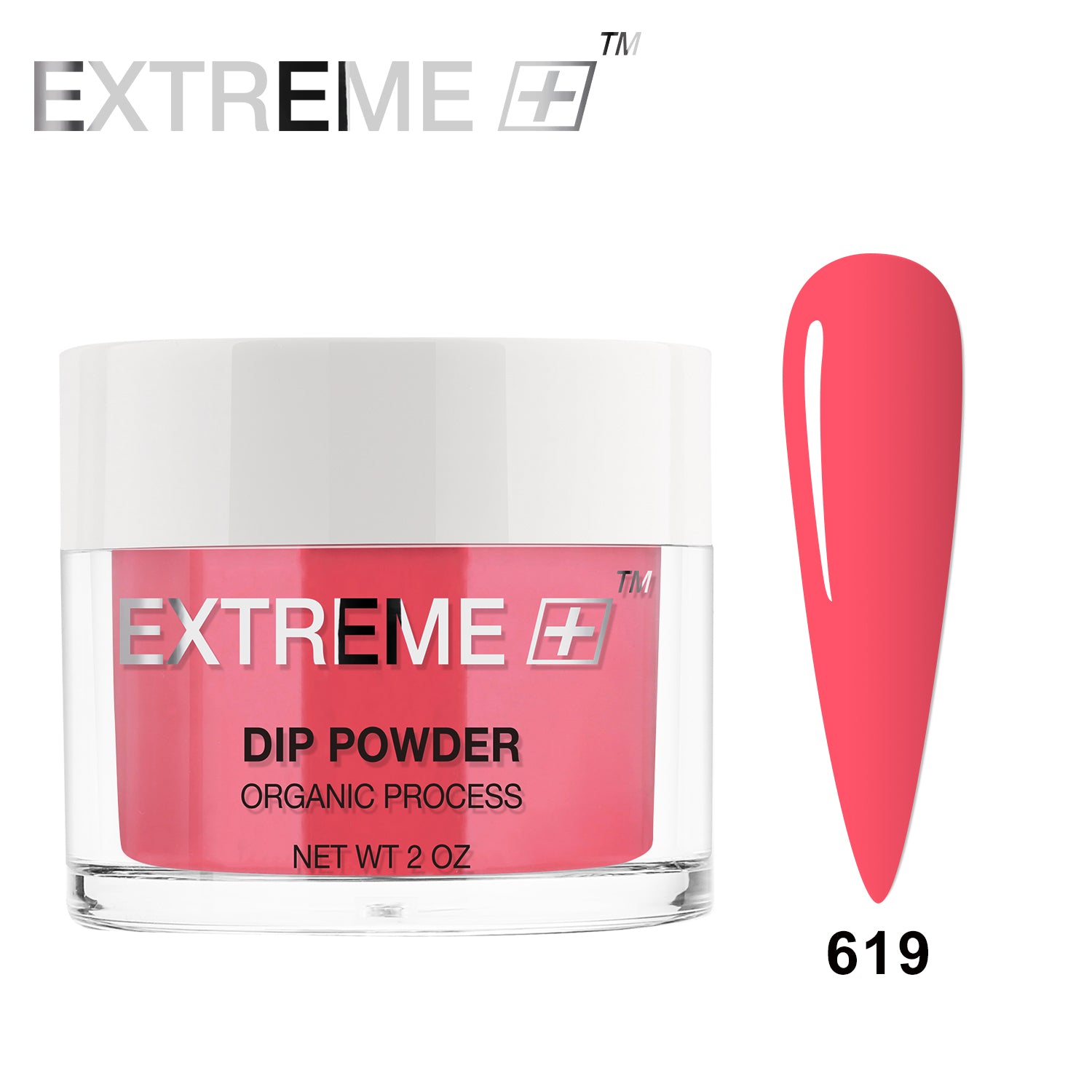 EXTREME+ Dipping Powder 2 oz - #619 Rosy Coral