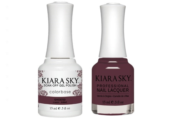 Kiara Sky All-In-One GEL + MATCHING LACQUER (DUO) - 5065 Ghosted
