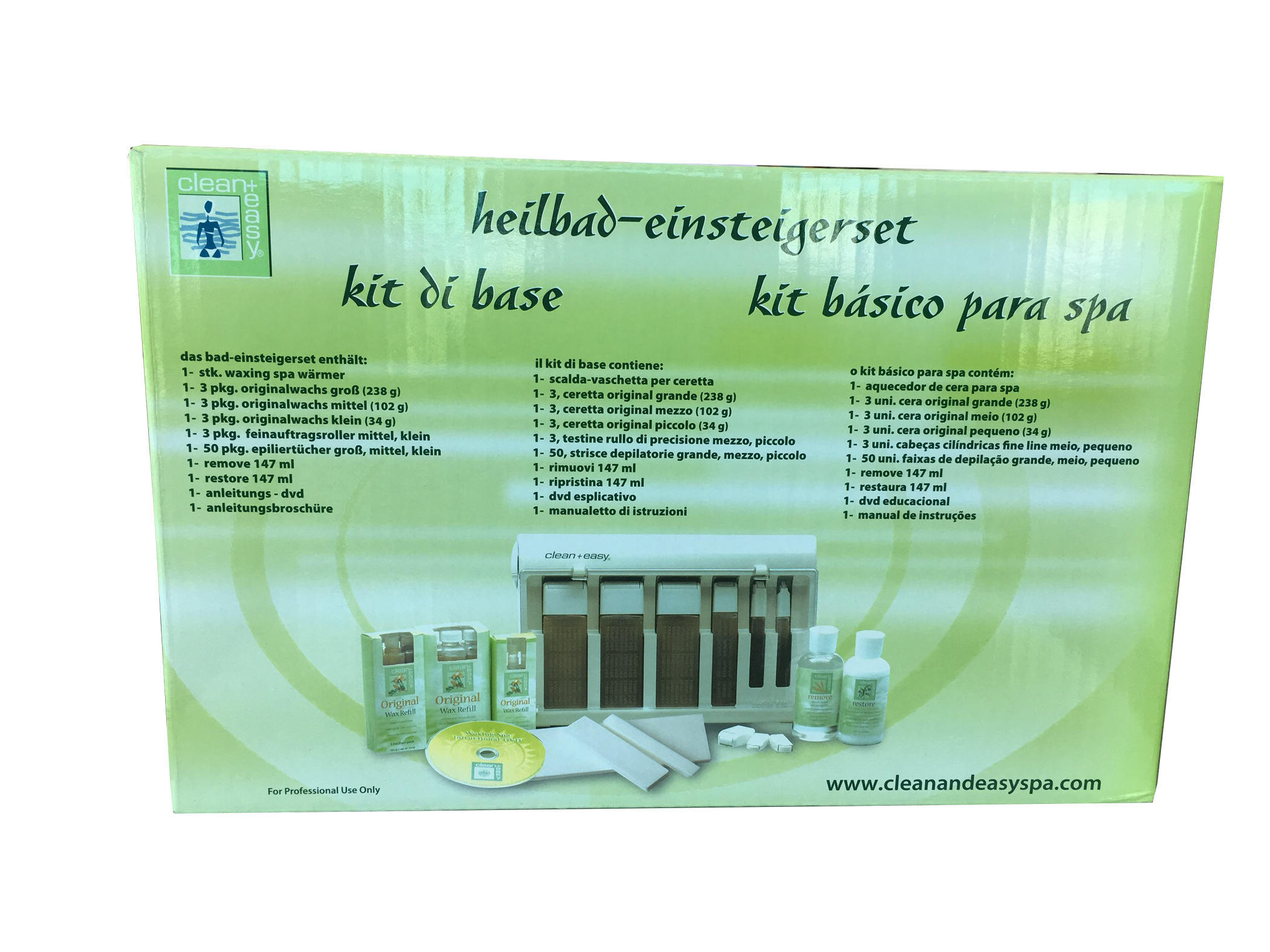 Bộ dụng cụ tẩy lông cơ bản Clean Easy Waxing Spa