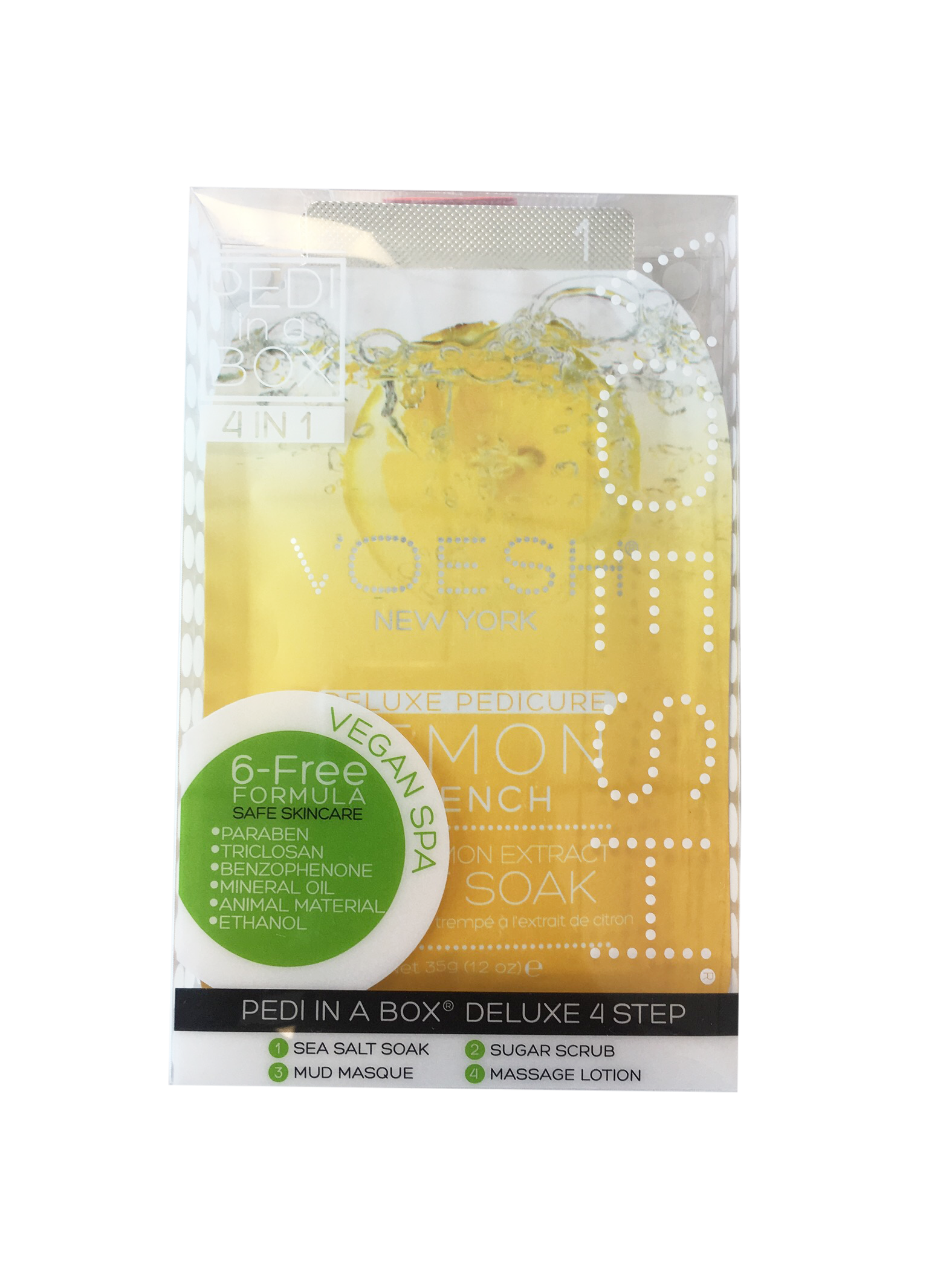 VOESH Deluxe Pedicure 4 Step - Lemon - Case of 50