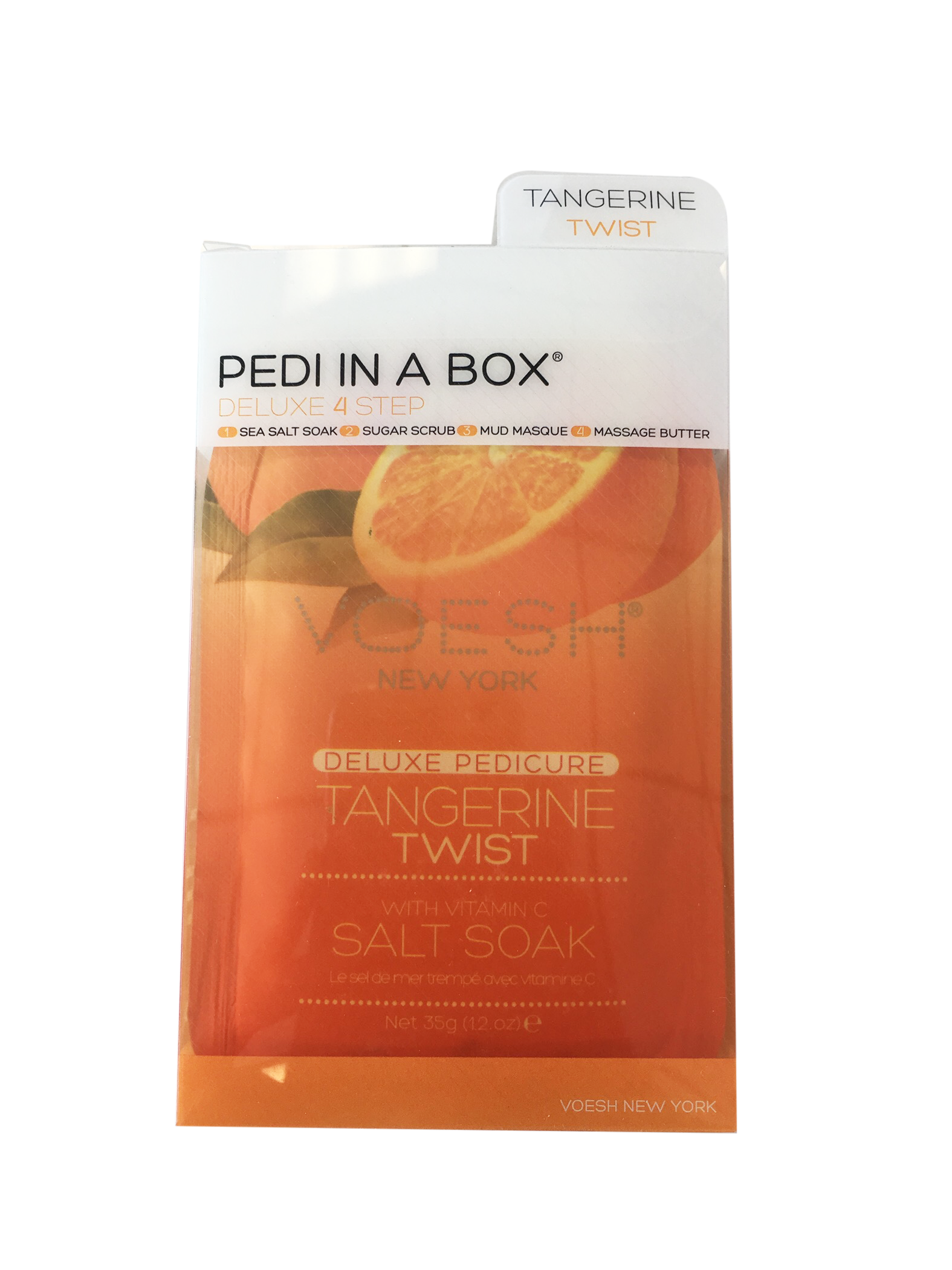 VOESH Deluxe Pedicure 4 Step - Tangerine - Case of 50