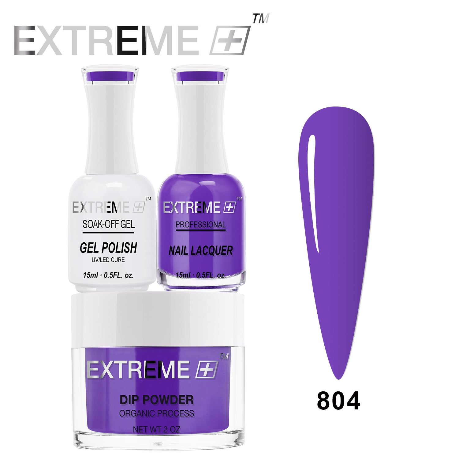 Bộ Combo EXTREME+ 3 trong 1 - Gel, Sơn mài & Nhúng - #804