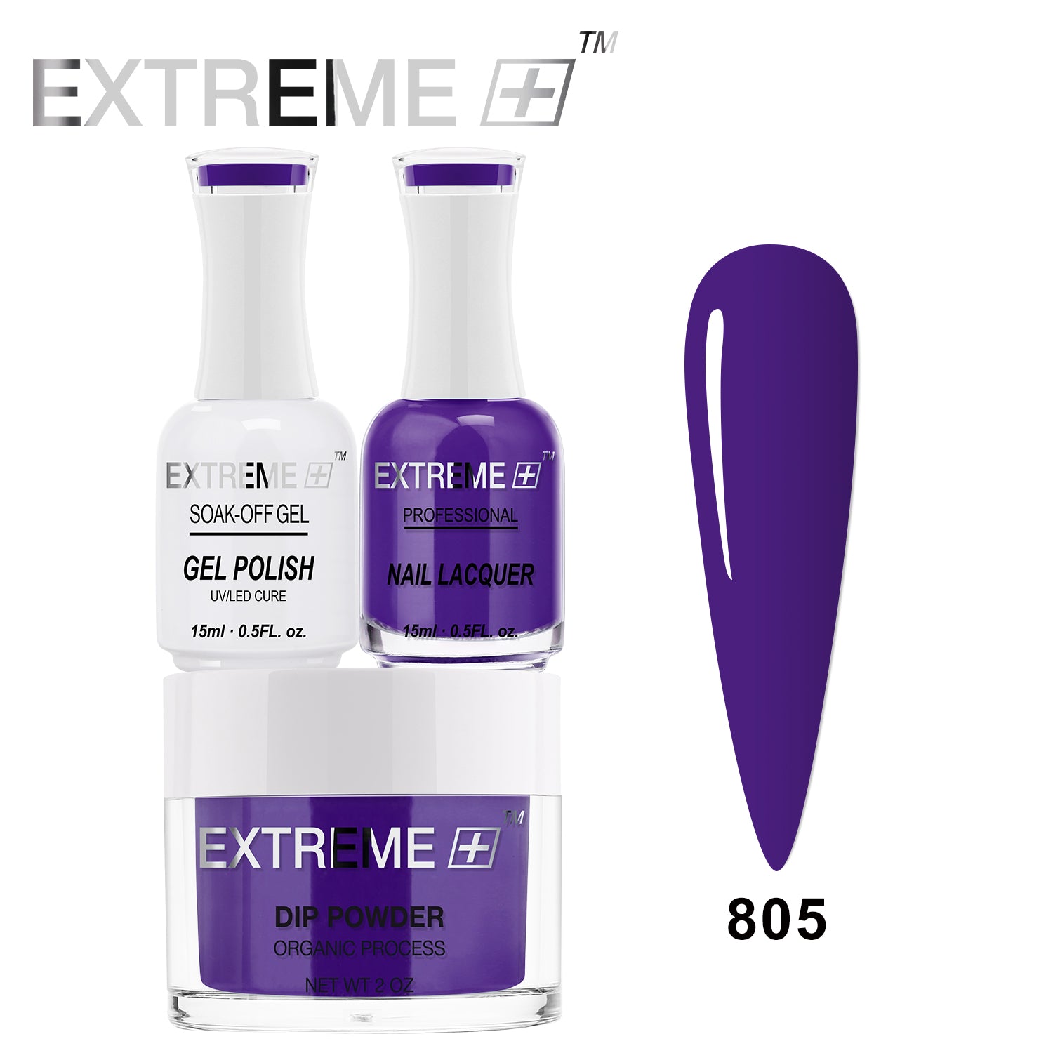 Bộ Combo EXTREME+ 3 trong 1 - Gel, Sơn mài & Nhúng - #805