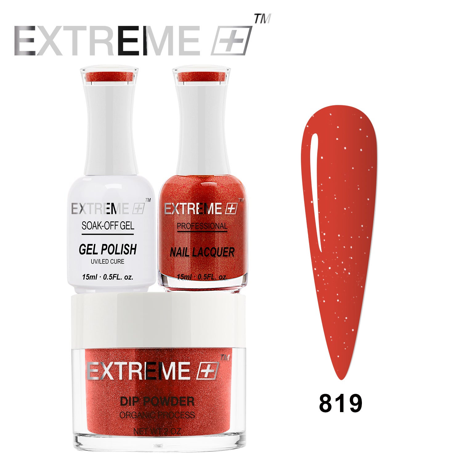 Bộ Combo EXTREME+ 3 trong 1 - Gel, Sơn mài & Nhúng - #819