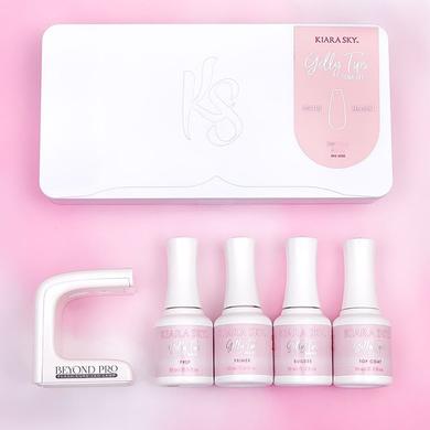 Kiara Sky GELLY TIPS STARTER KIT - MEDIUM STILETTO - Gồm Đèn Mini Flash Cure Led
