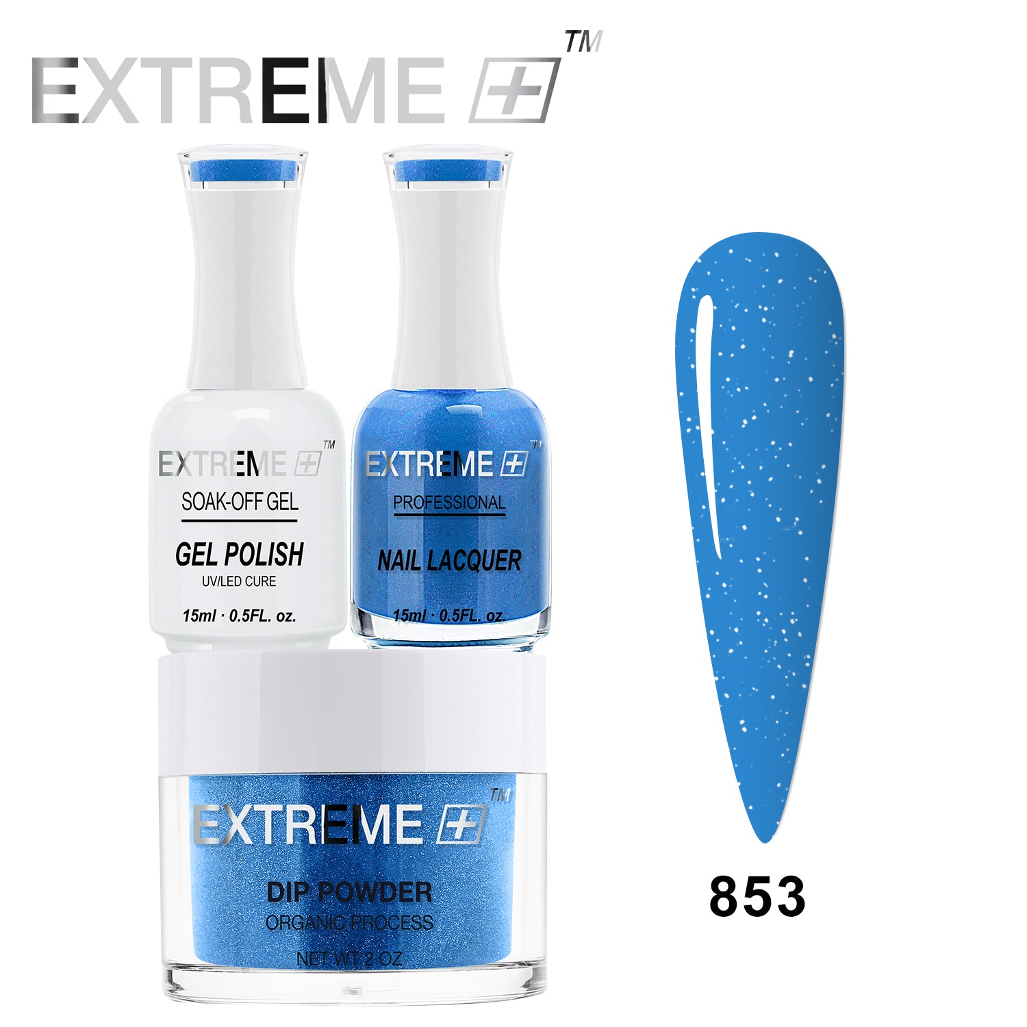 Bộ Combo EXTREME+ 3 trong 1 - Gel, Sơn mài & Nhúng - #853