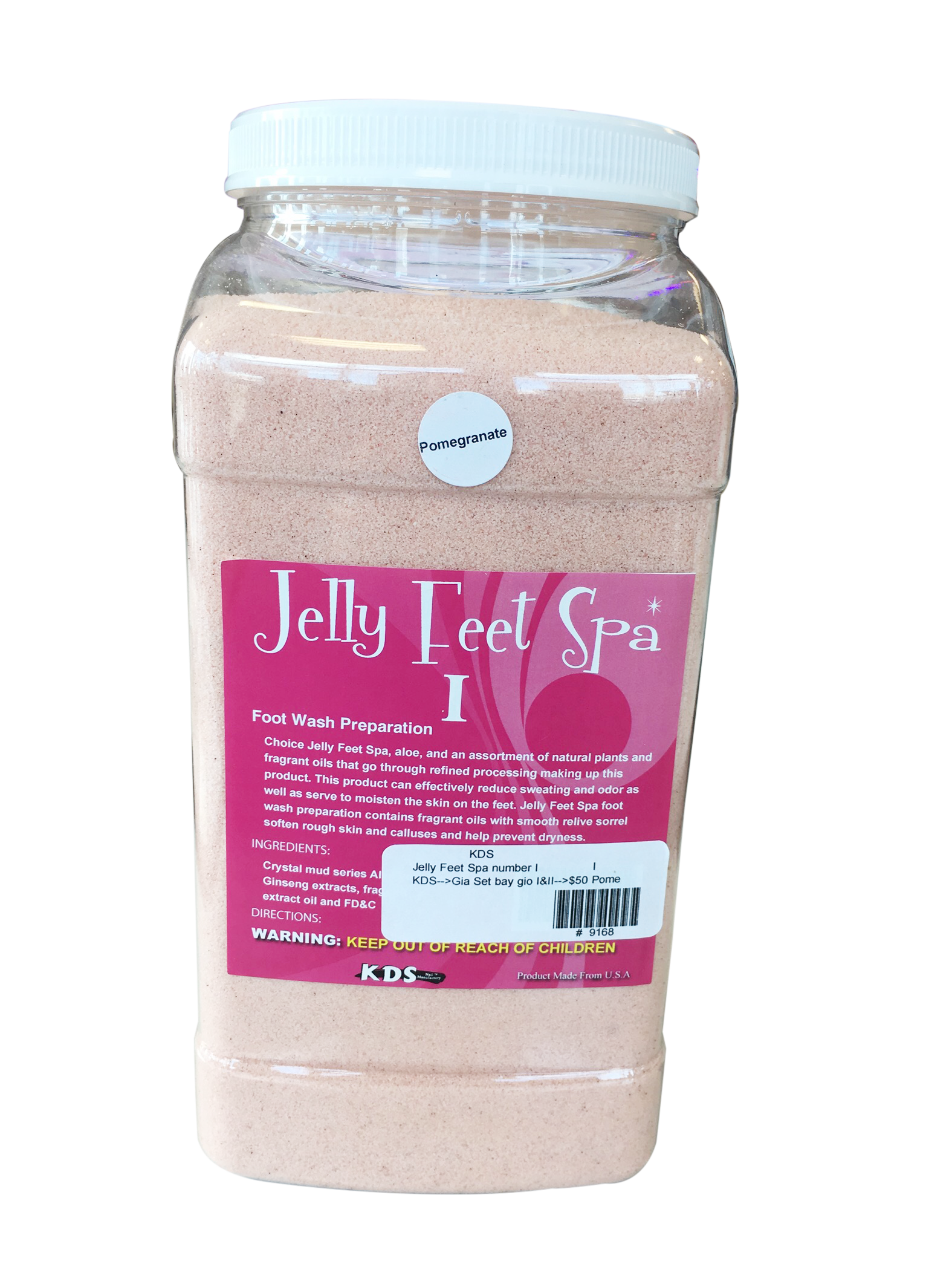 KDS Jelly Feet Spa Number I - Lựu - Hộp 4