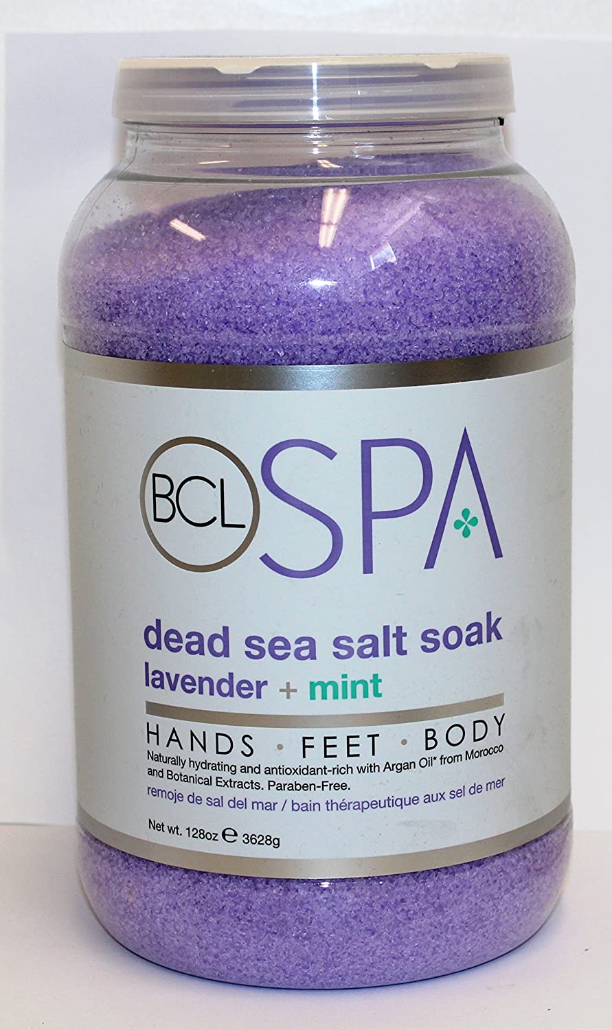 BCL Spa Dead Sea Salt Soak Lavender + Mint (128 oz) - Gallon