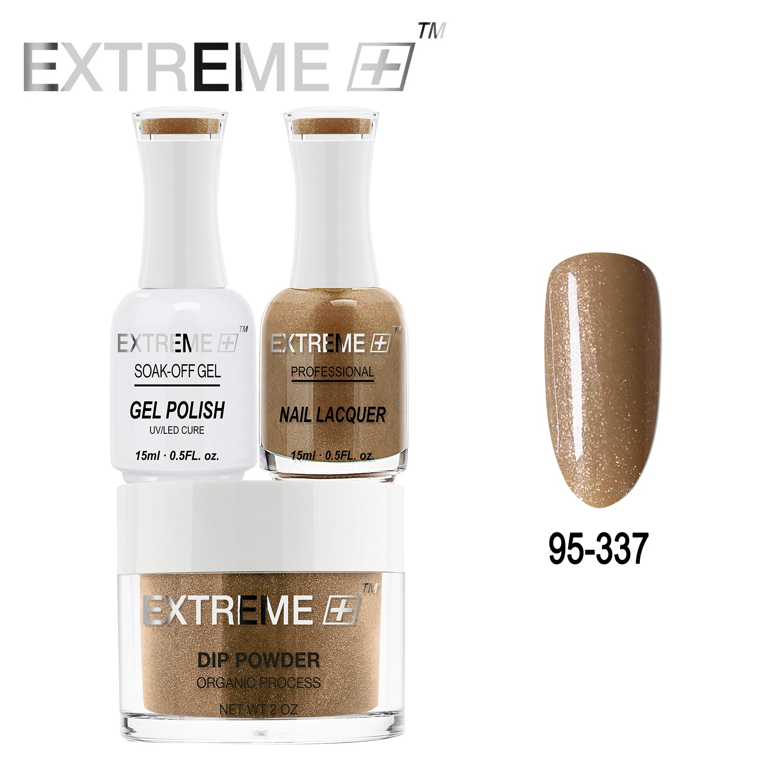 Bộ Combo 3 trong 1 EXTREME+ All-in-One - Bột Nhúng, Sơn Gel và Sơn Mài Móng #095