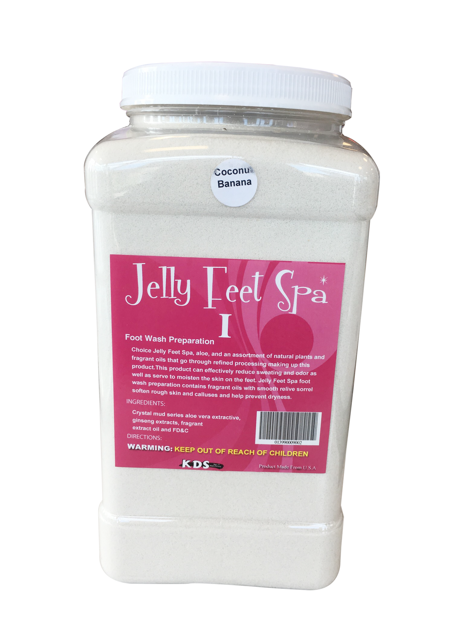 KDS Jelly Feet Spa Number I - Coconut - Case of 88