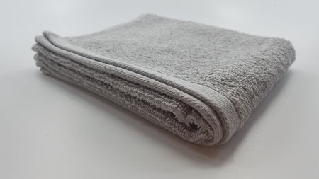 12 PCS Magna Plus Cotton Towels 100% Cotton - Silver Grey