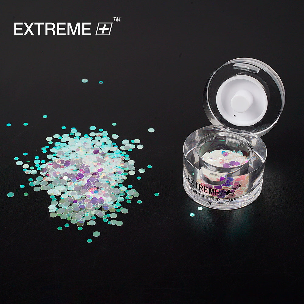 EXTREME+ Blue light sequins Nail Flakes Set / 6 colors