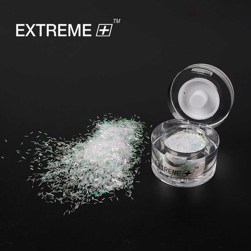 EXTREME+ Bộ móng bột sequin ánh xanh / 6 màu
