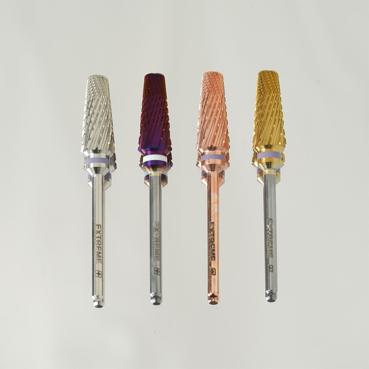 EXTREME+ Crystal 5 in 1 Pro Mũi khoan móng tay hai chiều đa năng 3/32" - Bạc