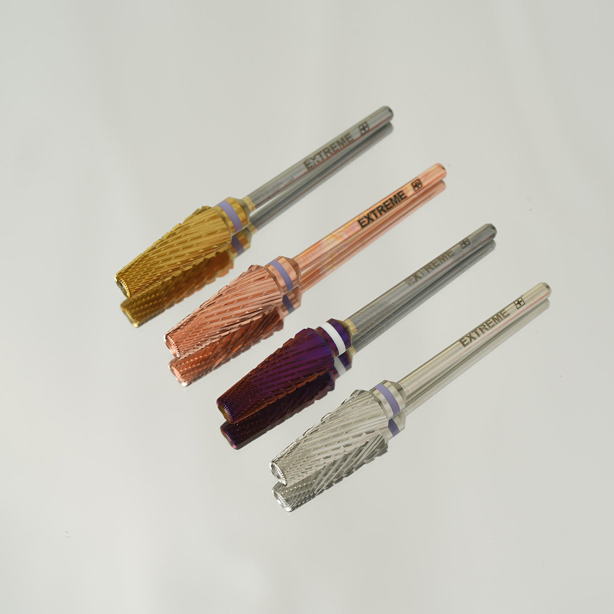 EXTREME+ Crystal 5 in 1 Pro Mũi khoan móng tay hai chiều đa năng 3/32" - Vàng hồng