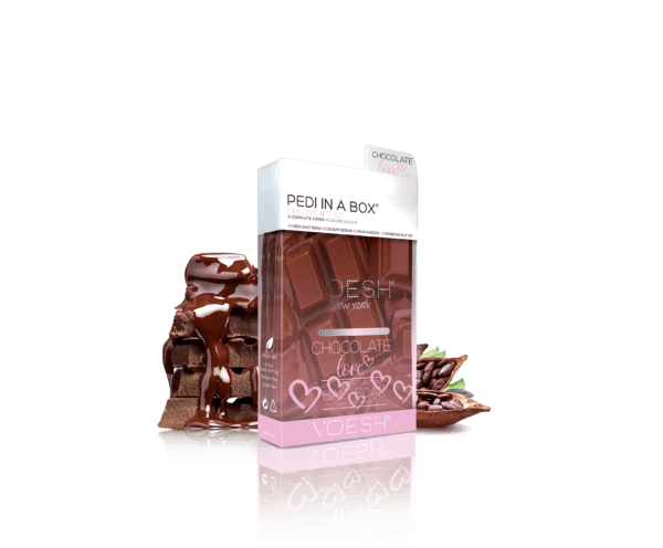 VOESH Deluxe Pedicure 4 Step - Chocolate Love - Case of 50