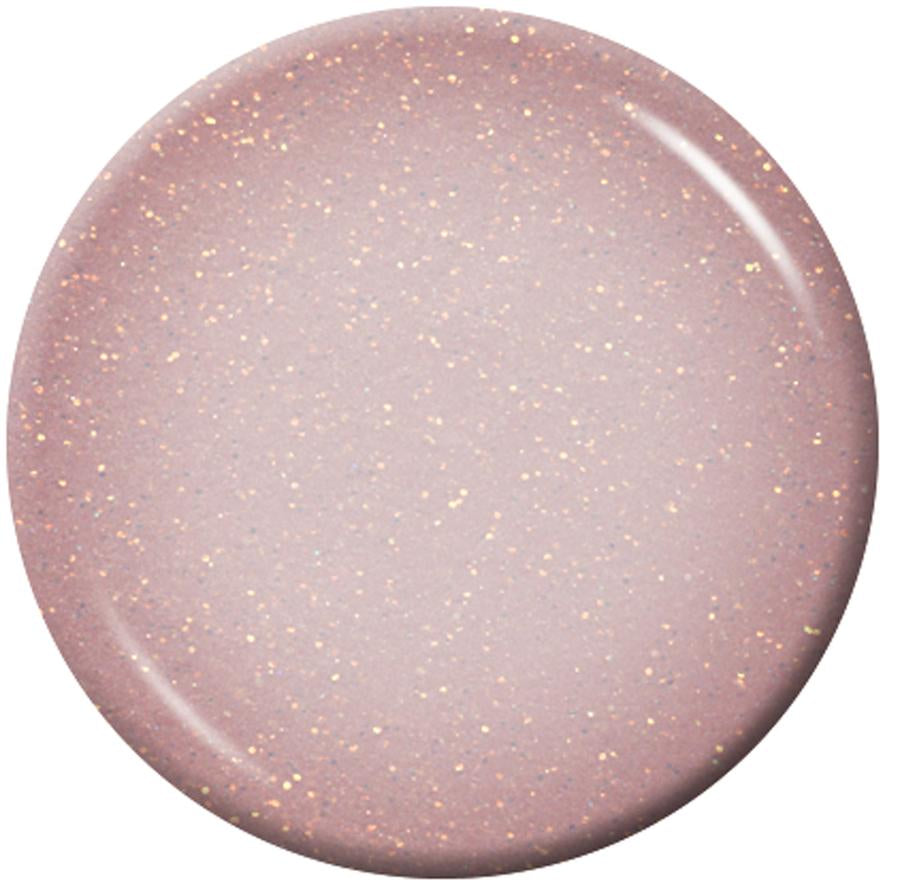 Premium Nails - Elite Design Dipping Powder - 150 Nude With Gold Glitter