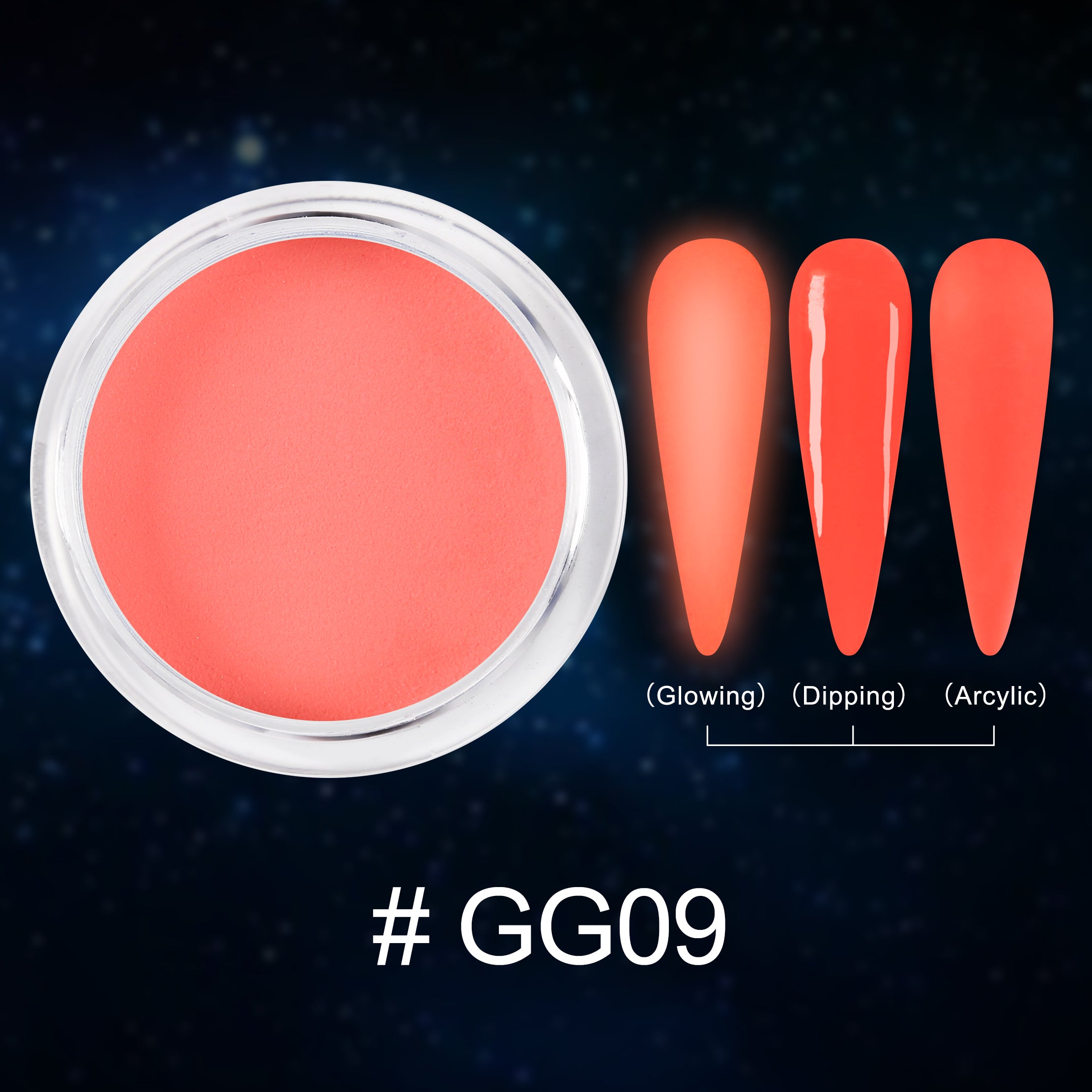 EXTREME+ SUPER Glow in the Dark Dip Powder 2 oz - #009