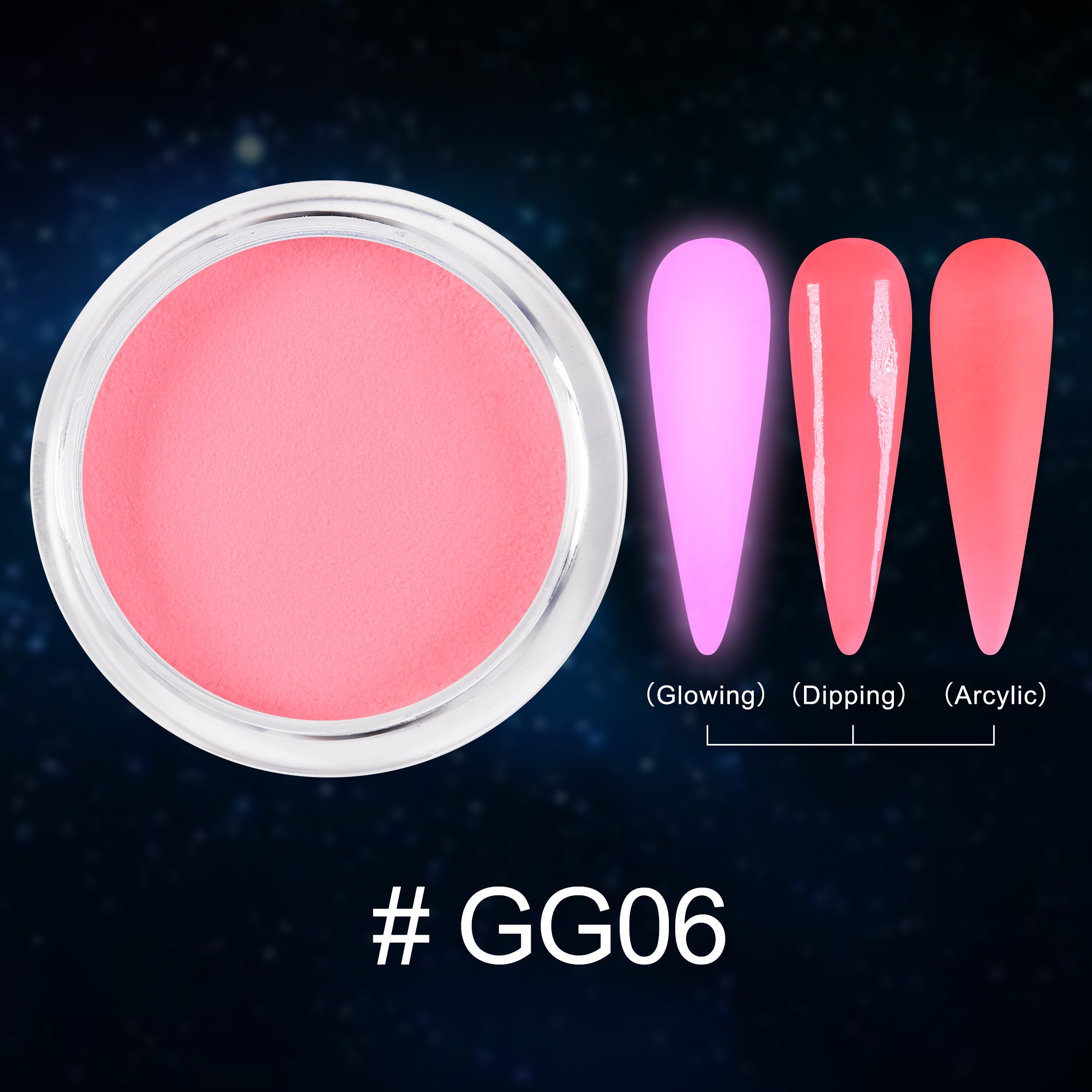 EXTREME+ SUPER Glow in the Dark Dip Powder 2 oz - #006