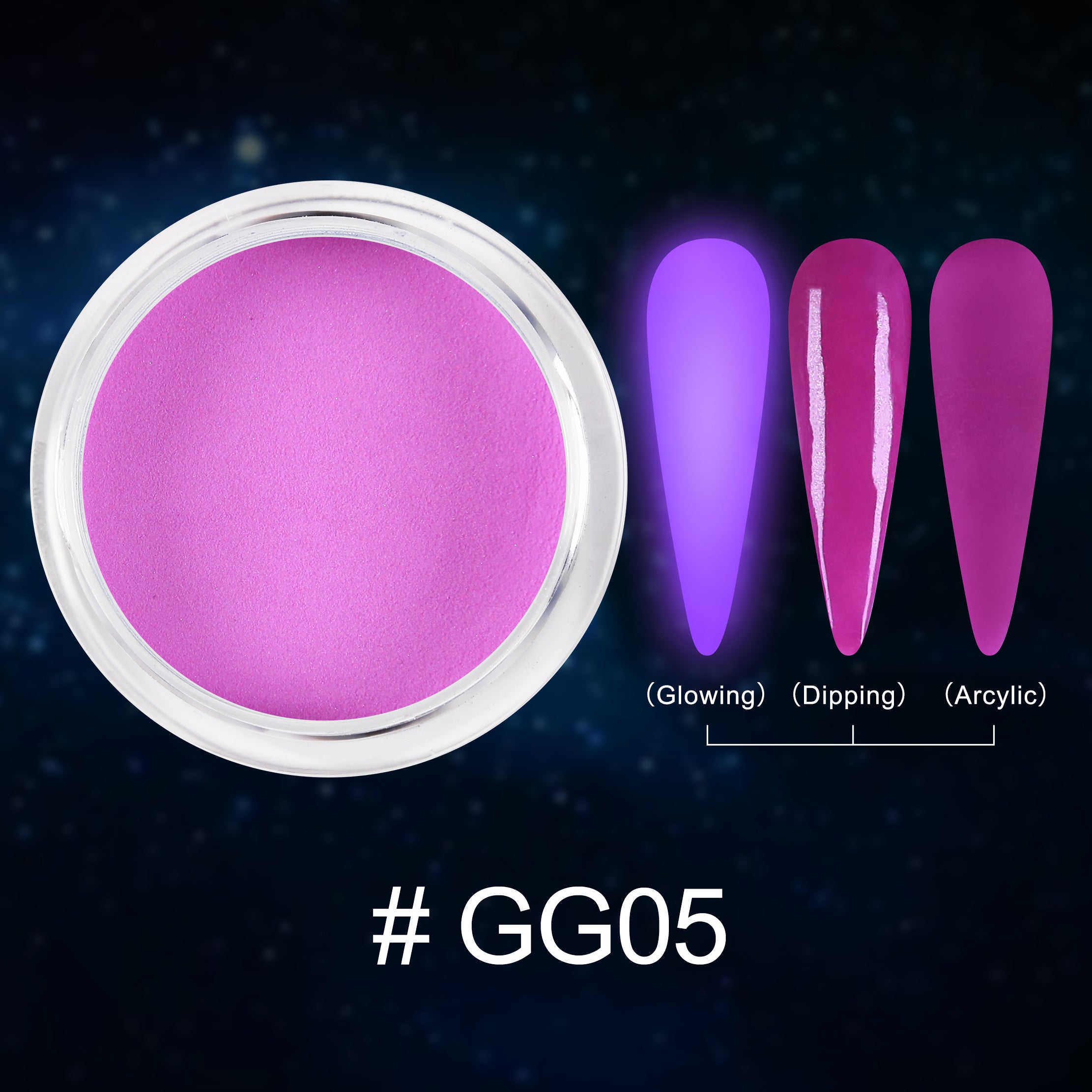 EXTREME+ SUPER Glow in the Dark Dip Powder 2 oz - #005