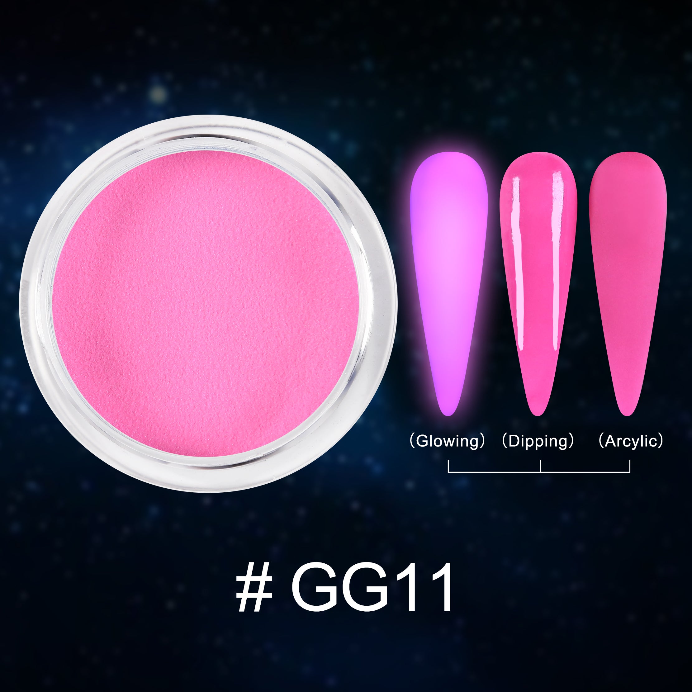 EXTREME+ SUPER Glow in the Dark Dip Powder 2 oz - #011