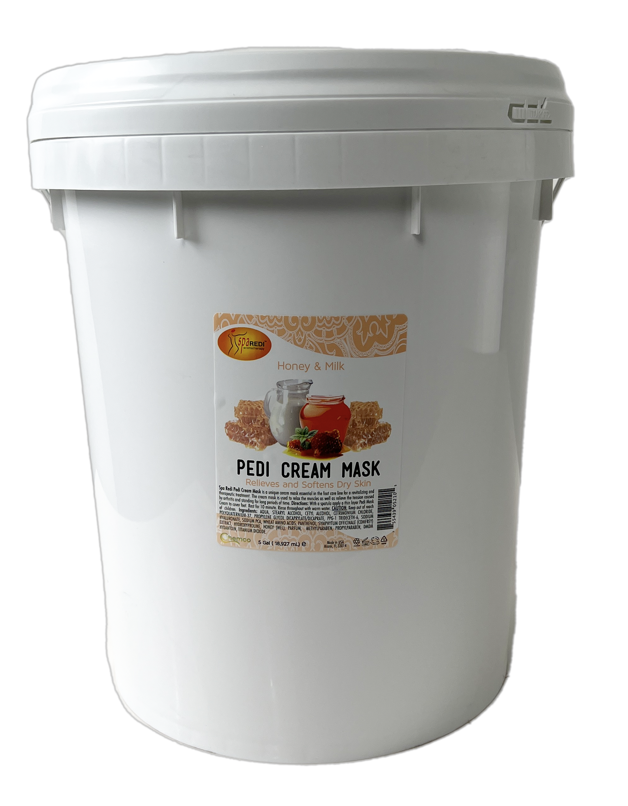 Xô mặt nạ kem Spa Redi - Sữa & Mật ong