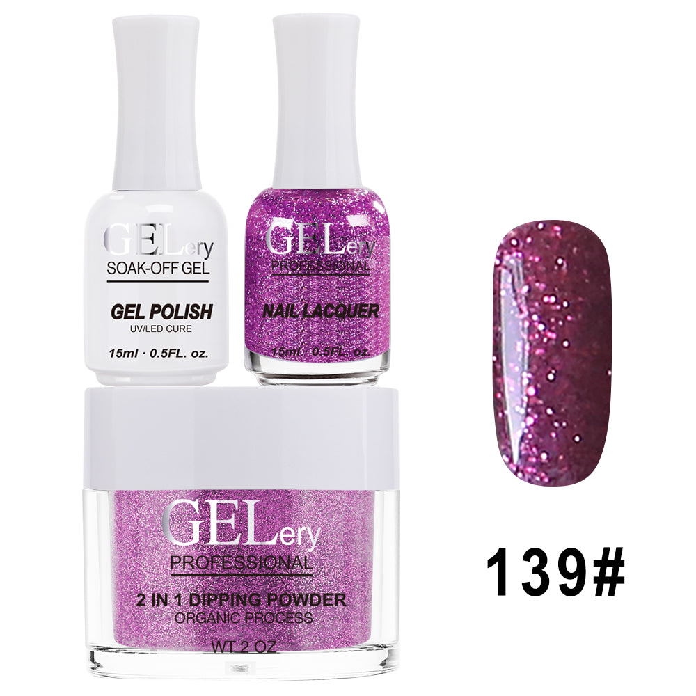 GELery 3 in 1 Trio Set - Gel, Lacquer, & Dip - #139