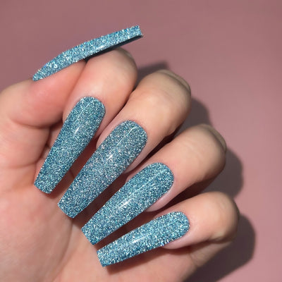 Kiara Sky Diamond FX Glitter Gel - GFX107 SO INTO BLUE