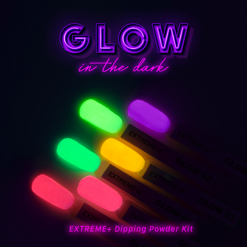 EXTREME+ Glow in the Dark Dipping Powder Kit