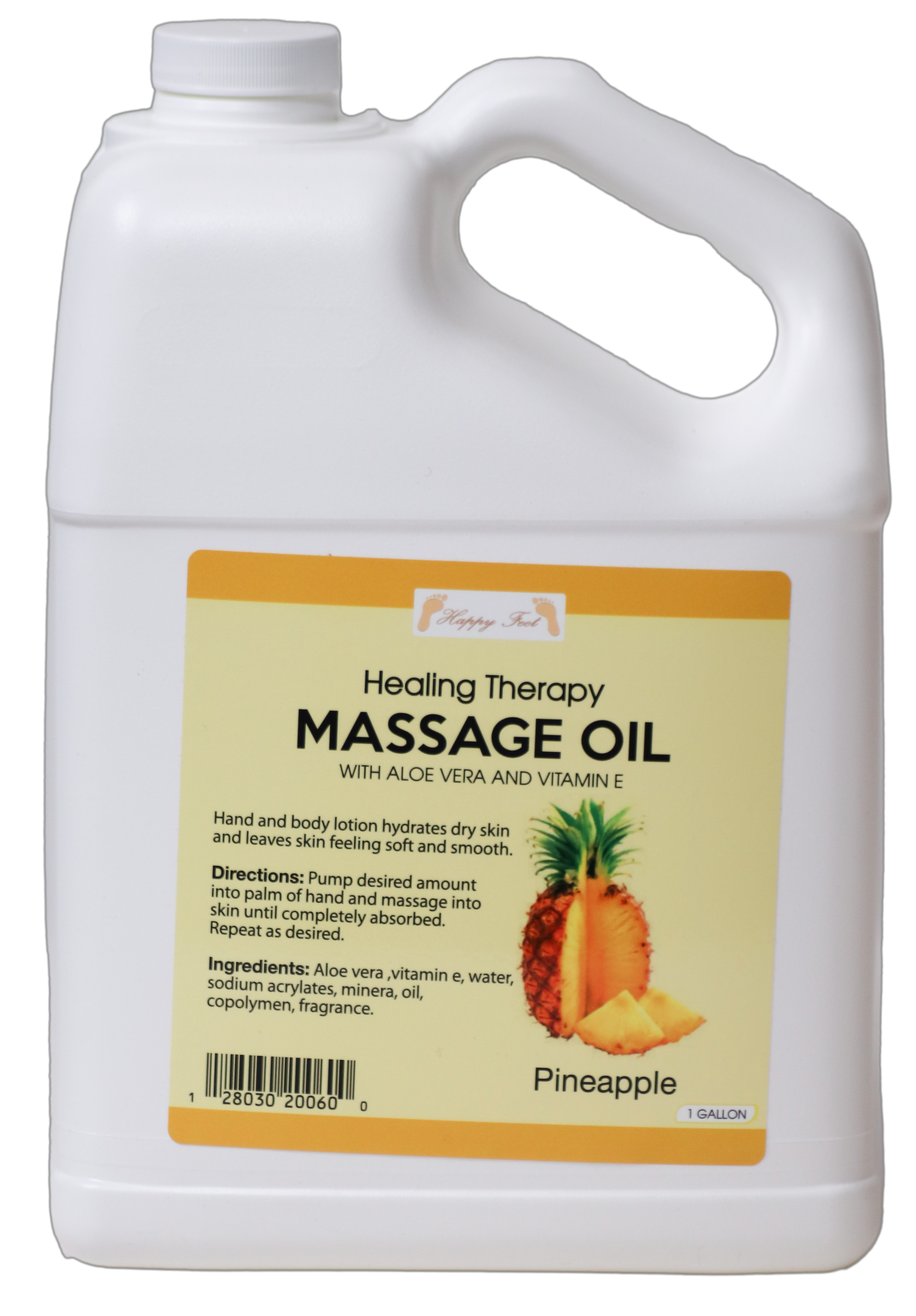 HappyFeet Massage Oil - Pineapple - Case of 4