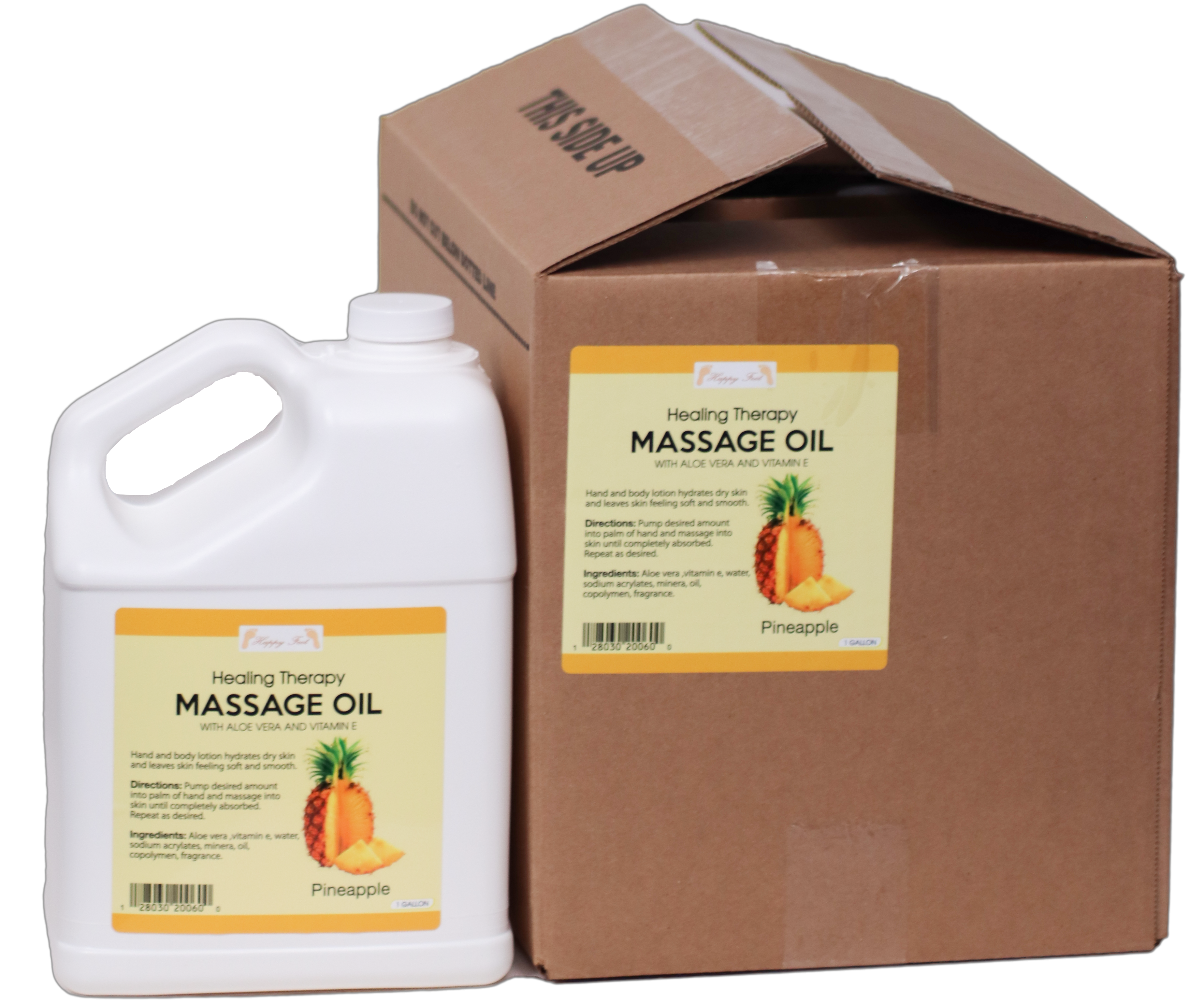 HappyFeet Massage Oil - Pineapple - Case of 4