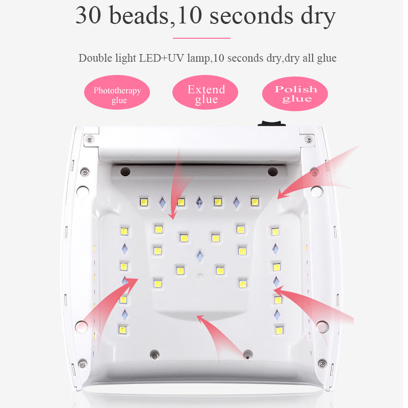 EXTREME + Đèn LED móng tay không dây & có thể sạc lại Máy sấy móng tay UV Led không dây 48W chuyên nghiệp