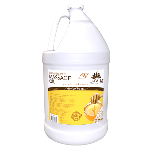 La Palm - Massage Oil - Honey Pearl - Case of 4