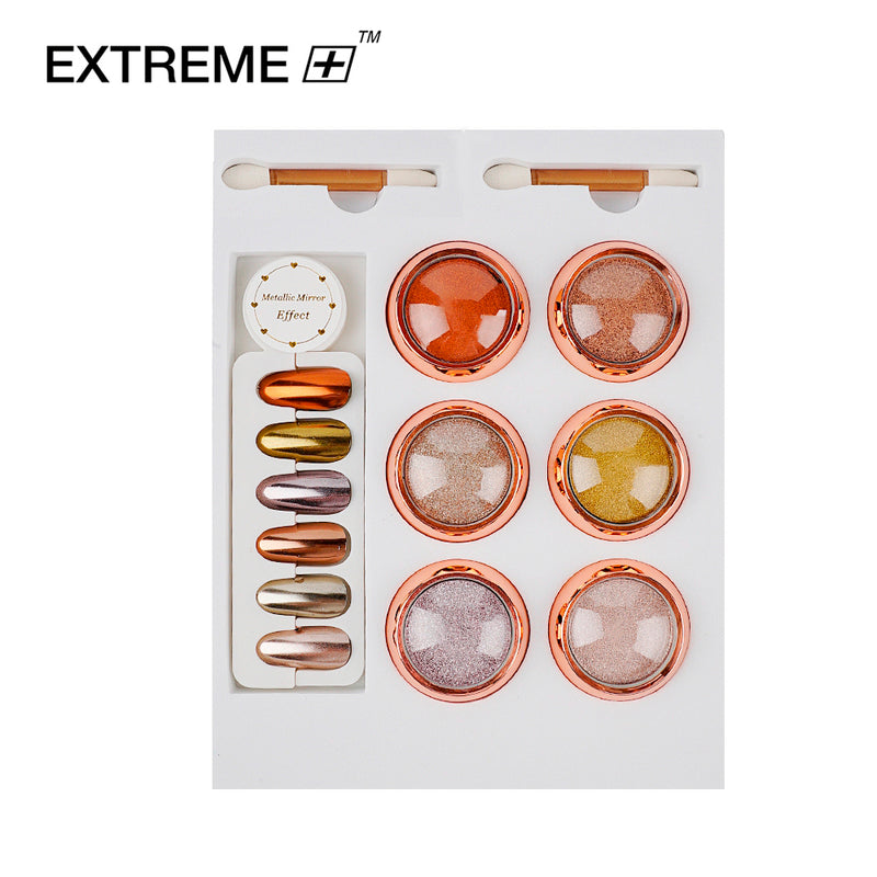EXTREME+ Metallic Mirror Effect Chrome Powder Kit 6 colors