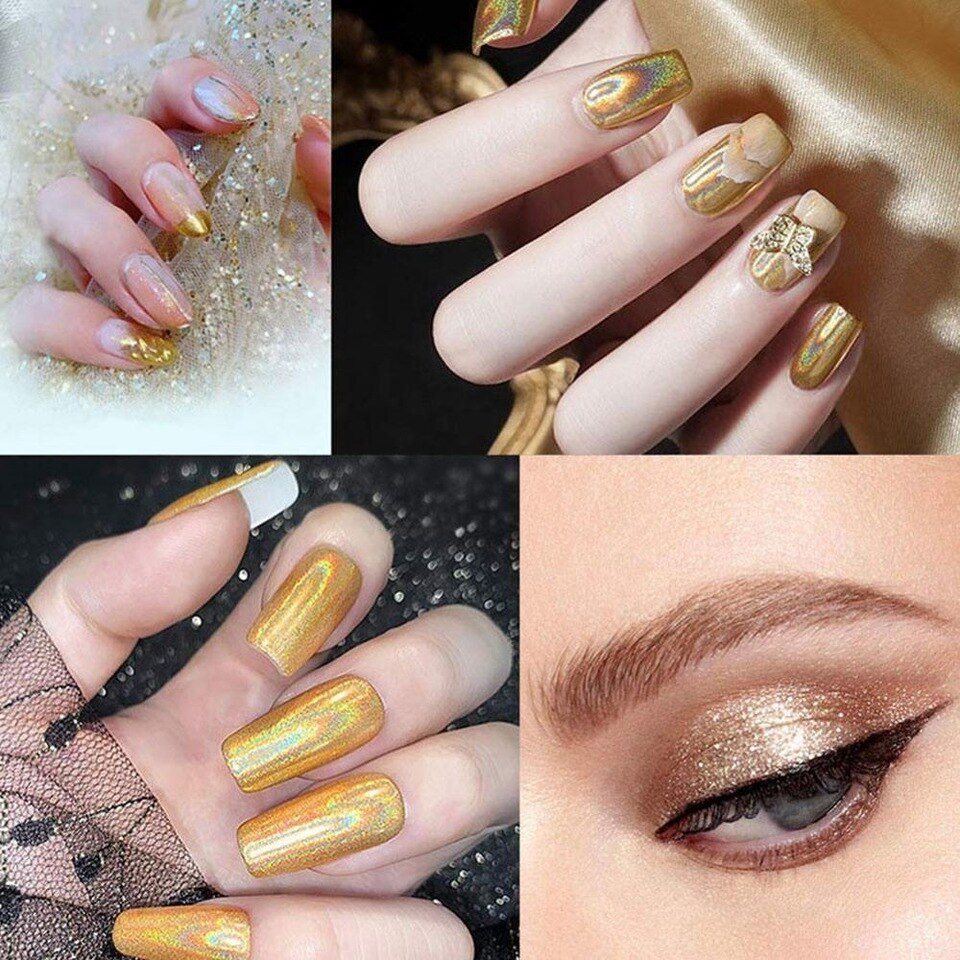 EXTREME+ Air Cushion Holographic Magic Powder Pen - Vàng LS002S