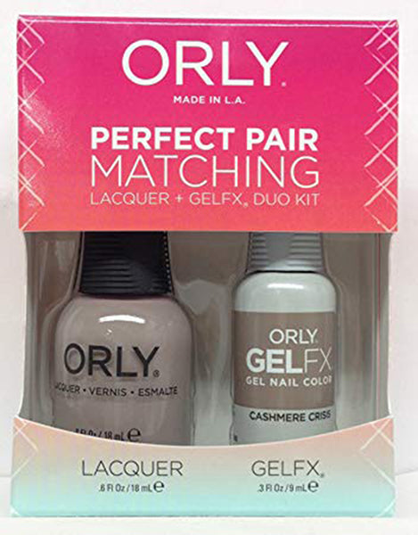 Orly Gel Matching Set # 3100002 - Cashmere Crisis