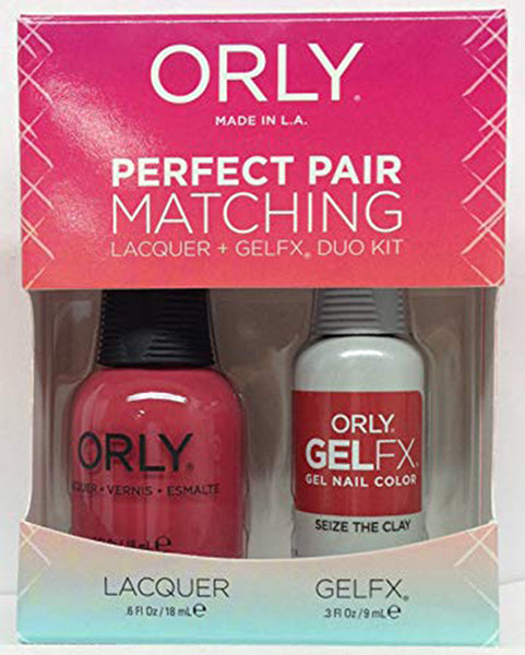 Orly Gel Matching Set # 3100005 - Seize the Clay