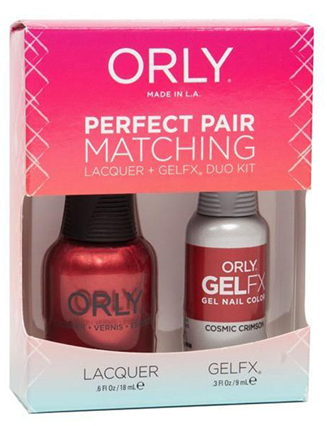 Orly Gel Matching Set # 3100008 - Cosmic Crimson