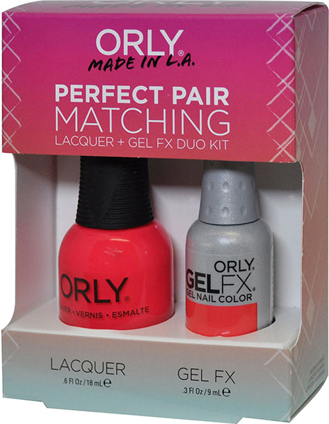 Orly Gel Matching Set # 31112 - Hot Shot