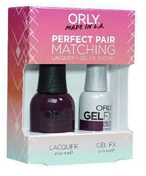 Orly Gel Matching Set # 31128 - Plum Noir