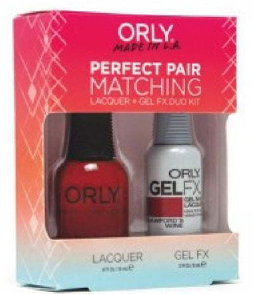 Orly Gel Matching Set # 31165 - Crawford's Wine